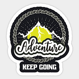 Keep Going Adventure Sticker